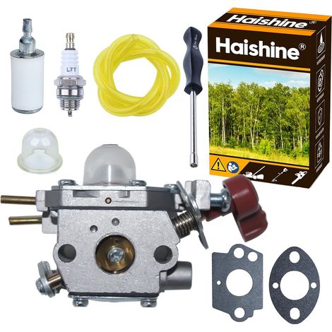 753-06288 Carburettor Kit for Troy-Bilt 751-15112 751-15112A 753-08984 for ZA-MA C1U-P27 for Craftsman Murray 25CC Leaf Blower Grass Cutter with Spark Plug Screwdriver etc (1/5)