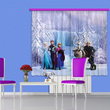 Voilage Personnages La Reine des Neiges Disney-Voilage : (1/3)