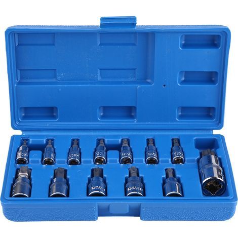 Jeu de douilles Torx Star, 13 pièces, 1/2 pouces, 3/8 pouces, 1/4 pouces (1/5)