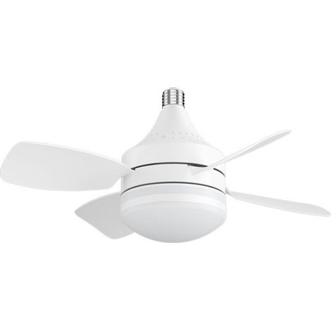 Energiesparender LED-Deckenventilator, kombiniert mit starkem Luftstrom und einfacher Installation, 2-in-1 (1/4)