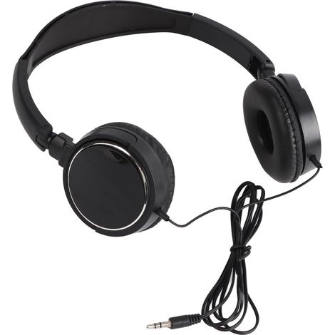 Casque filaire pliable, prise jack 3,5 mm, stéréo HiFi compact (1/5)