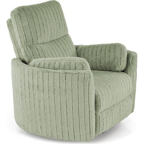 Fauteuil Relax Électrique Vert Pivot 360° et Port USB - Bario (1/5)