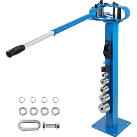 Mophorn Dobladora de metal compacta: 7 matrices, 1-3", mango telescópico, construcción resistente