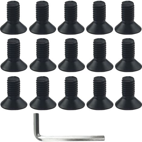 Lntyq Tête de Tondeuse en Aluminium tête de Tondeuse en Nylon vis de Tondeuse à Gazon tête de Tondeuse à Gazon Pinceau Fixation du Couteau avec 1 clé (1/5)