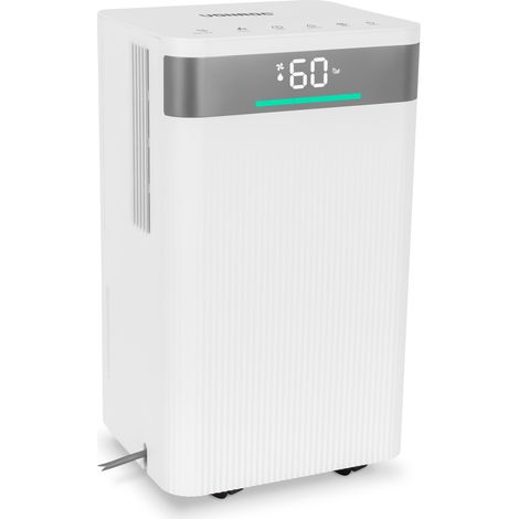 VONROC Déshumidificateur 12 L/jour – Réservoir 2 L – Mode buanderie – Silencieux – Purification de l’air – Contrôle WiFi via appli Smart Life (1/5)