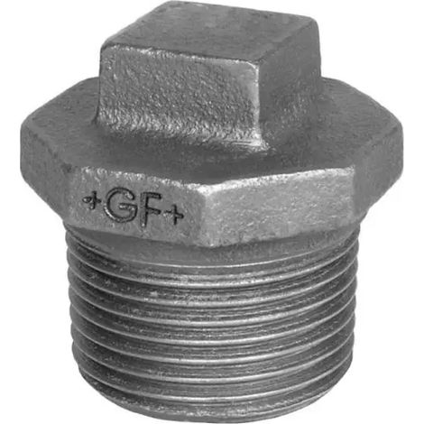 Tappo maschio in ghisa malleabile zincato 4" GEORG FISCHER