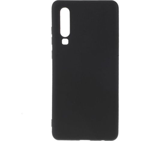 Coque arrière souple pour Huawei P30 - Noir mat - Étui de protection (1/3)