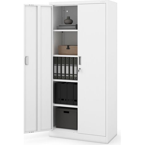 Armoire vestiaire métallique JAN Compact 1750 x 800 x 400 mm, blanche (1/3)