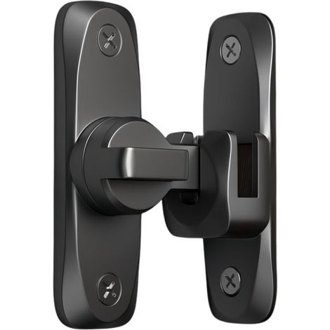 90/180 Degrés Loquet de Porte Rabattable, Verrou Porte Loquet Porte Coulissante Fermeture Porte Coulissante Serrure Porte Coulissante Serrures de Portes Verrou de porte coulissante noir