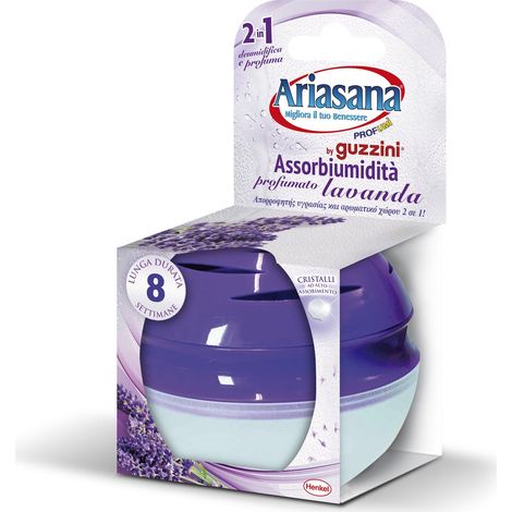 apparecchio assorbiumidità henkel "ariasana guzzini" lavanda 45 gr (1/2)