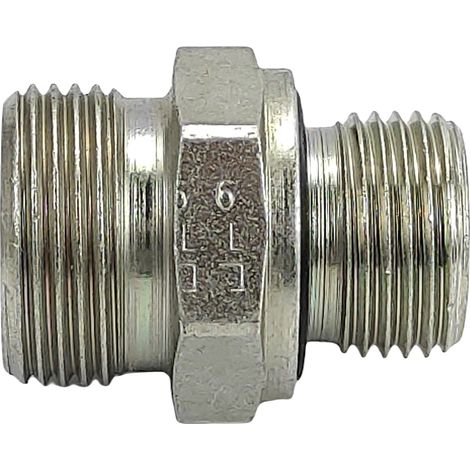 Conector roscado de conexión recta X-GER 18 L 1/2 - WD 400 bar 27 mm granito (1/3)