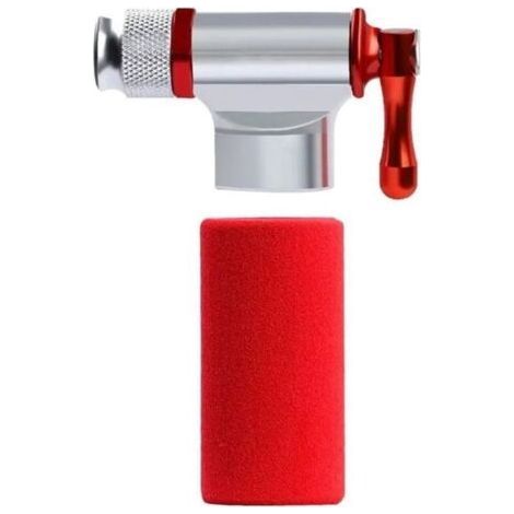 Gonfleur CO2 Pro Bike Tool compatible Presta et Schrader pompe à vélo pour route et VTT cartouches non incluses (1/5)