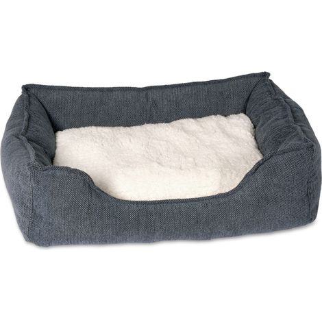 K CAMA PARA MASCOTA, CUADRADA 61 X 48 X 18 CM AZUL