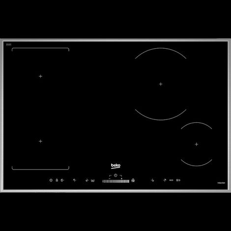 Beko HII 84500 FHTX. Colore del prodotto: Nero, Posizionamento dell'apparecchio: Da incasso, Tipo di piano cottura: Piano cottura a induzione. Tipo di controllo: Touch. Potenza aggre... - HII84500FHTX (1/3)