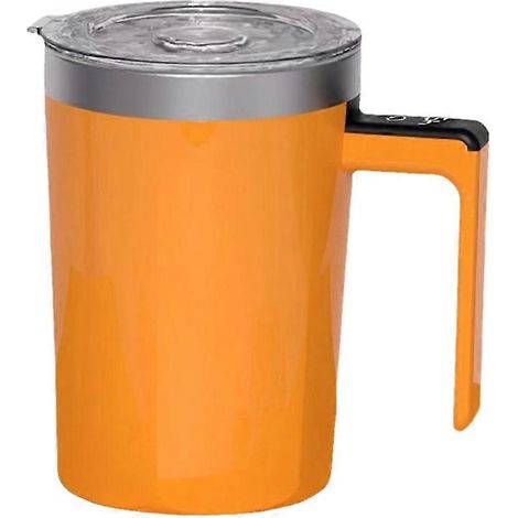 400-ml-Kaffeebecher mit LED-Temperaturanzeige, aus Edelstahl, mit magnetischem und rotierendem Rührwerk. (1/5)