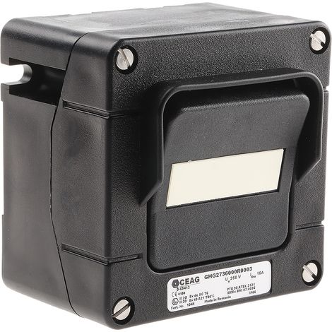 Interrupteur de station de commande Eaton 1 RT Noir IP66 ( Prix pour 1 )