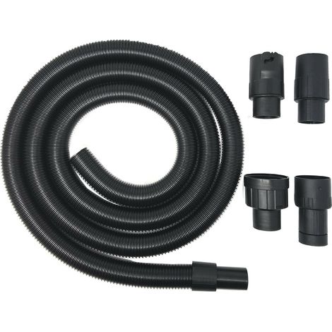 Parkside – Tuyau d'aspirateur 3 mètres avec 4 adaptateurs – Compatible systèmes 35/36 mm – Pour aspirateurs eau et poussière – Accessoire professionnel (1/5)
