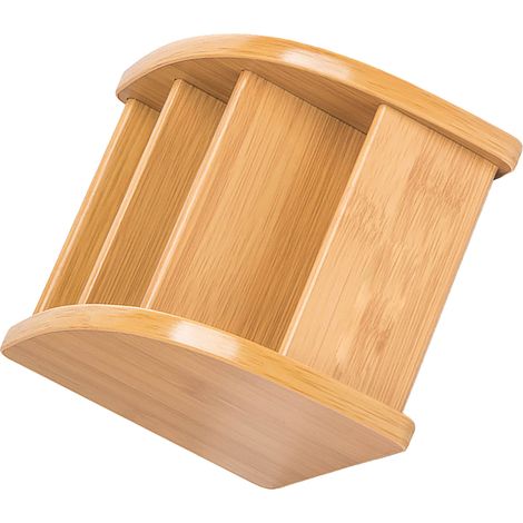 Pot à crayons/pot à stylos en bois grande capacité, organisateur de bureau décoratif pour la maison et la salle de classe