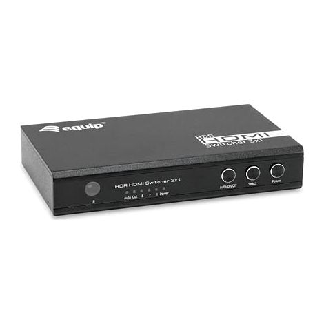 Equip 332725 HDMI-Videokommutator schwarz 4K
