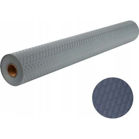 TAPPETINO PROTETTIVO PER CASSETTI E ARMADI 50x1,5 M GRIGIO A TRECCIA (1/5)