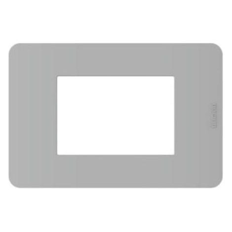 Placca bticino matixgo 3 moduli grigio - ja4803jg (1/6)
