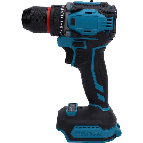 Impact Drill Bare Tool 10mm Bit Diameter 2 Speeds 180N.m 2200rpm Multifunctional Power Driver Bare Tool for Household Maintenance Woodworking Projects (1/5)