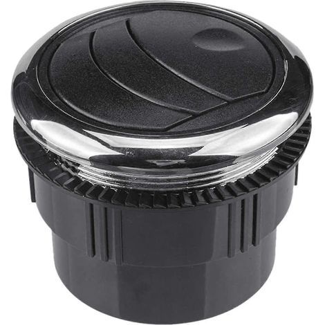 Compatible avec les bouches d'aération de climatisation centrale automobile, type rond rotatif, 87 mm A (1/5)