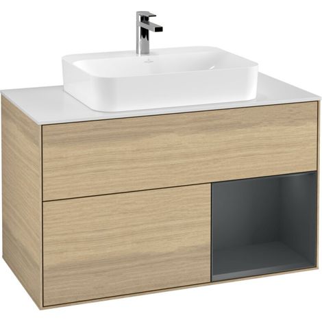 Villeroy & Boch F371HGPC meuble sous lavabo Finion F37