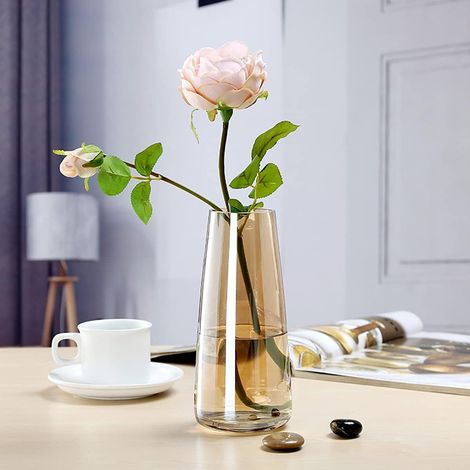RGE Vase en Verre Aurora symphonie de Couleurs Transparent (Ambre) (1/5)