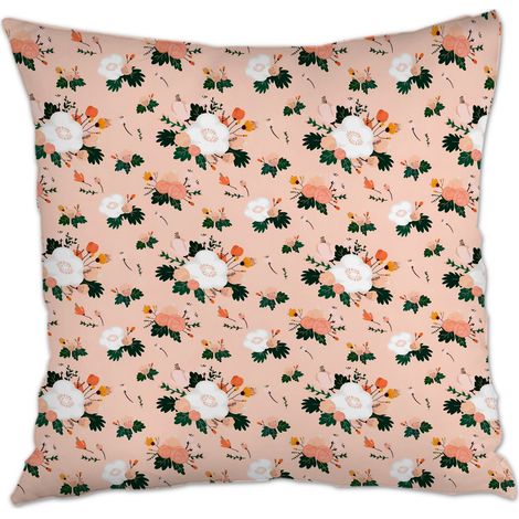 Housse de coussin carréefermeture à glissière pour Noël, l'Action de grâce, anniversaire, la Fête des Mères (1/5)