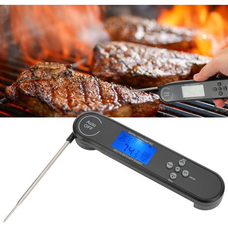 Thermomètre alimentaire électronique CH-209 pour viandes grillées (thermomètre pliable) (1/5)