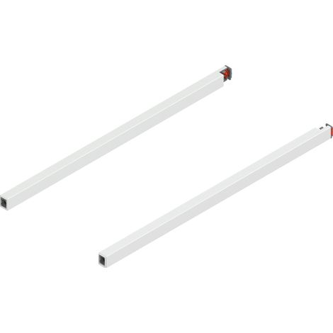Blum MERIVOBOX Längsreling, NL=450 mm, links/rechts, seidenweiß