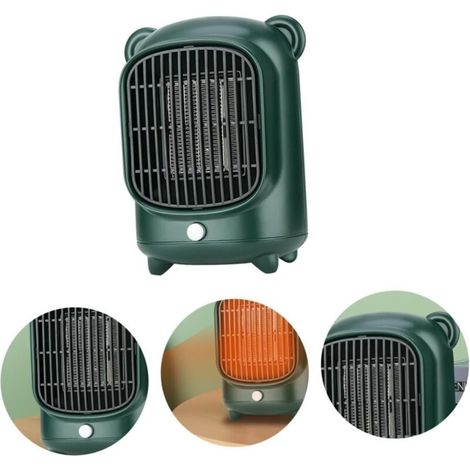 Mini radiateur électrique 500 W, 2 modes, pour salle de bain, chambre, bureau, protection contre la surchauffe et l'inclinaison (1/4)