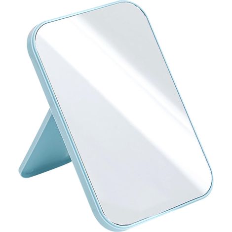 Mini miroir, miroir de table, plusieurs options d'affichage, pliable, pour bureau, coiffeuse, voyage, camping (1/4)
