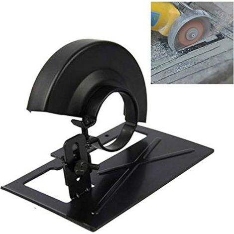 Outil de conversion pour meuleuse d'angle, support de meuleuse d'angle + capuchon de protection réglable 20-30 mm pour outils de travail du bois (1/5)