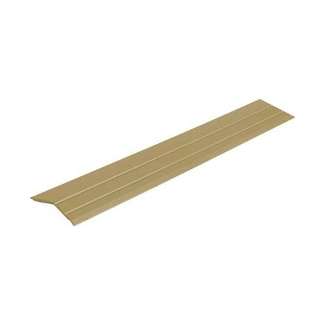 PIAGGIA ADESIVA PAVIMENTO DISLIVELLO - ALLUMINIO ORO  MM 35 L.CM 90 MM 0/8- 4 pezzi