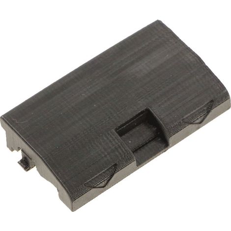 Ersatzteil - Hebel schwarz für Staubbeutel - - ROWENTA, MOULINEX, CALOR, TEFAL