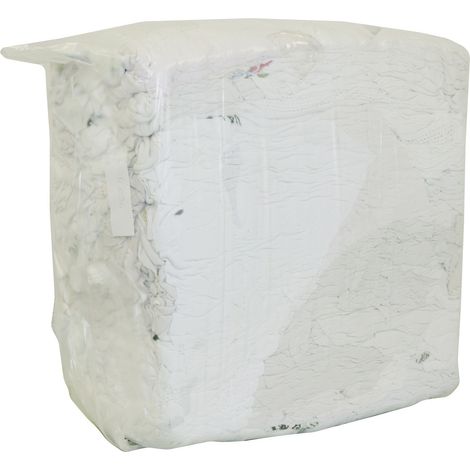 Tessuto di cotone WT II principalmente bianco, 10 kg
