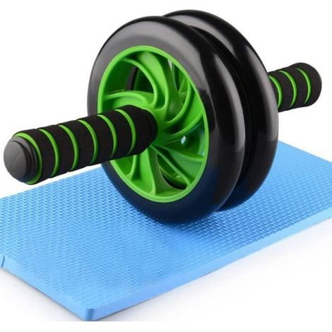 Roue Abdominale - Diamètre Rouleau 12 cm - Poignées Ergonomiques Antidérapantes - Pour Entraînement Abdominaux Dos Jambes - 1 Pièce (1/4)
