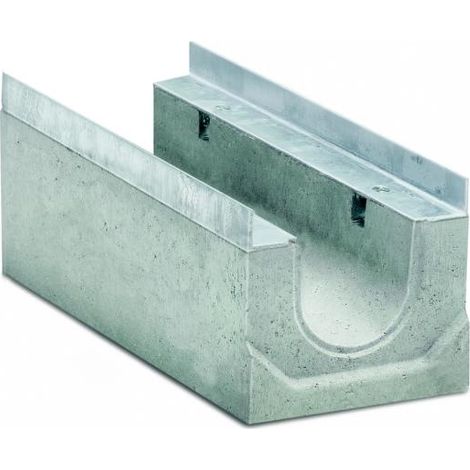 BIRCO SIR NW 100 RINNE MIT MASSIVSTAHLZARGE VERZ. 0,5 MTR