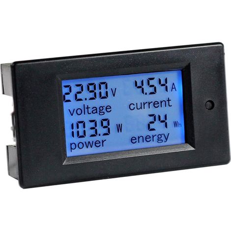 Compteur Multifonction LCD 6,5-100V 20A Courant Tension Puissance Énergie Voltmètre Ampèremètre (1/5)