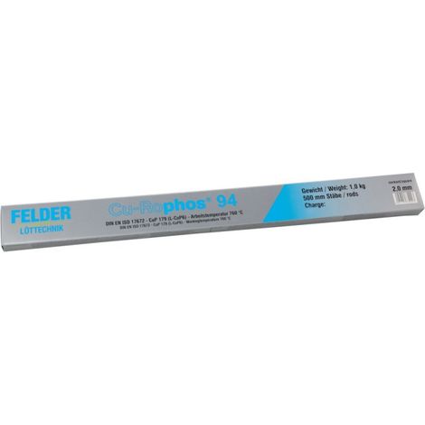 Campo Pasta para solder Cobre/Fósforo de 2 CUP6 L x 500 mm