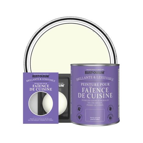 Peinture pour Faïence de Cuisine, Finition Brillante - Sablé (1/2)