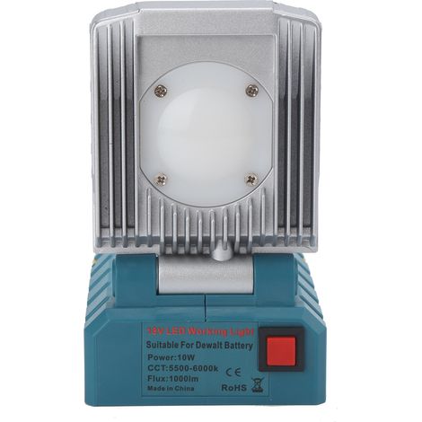 LED-Werkzeugleuchte mit universellem Lithium-Akku-Anschluss, Arbeitsleuchte 1000 lm, 18 V, TPDL-10 W (1/5)