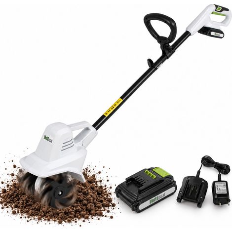 Akku Bodenhacke 20V/2.0Ah mit Akku und Ladegerät 19 cm Arbeitsbreite 24 Klingen Motorhacke (1/5)