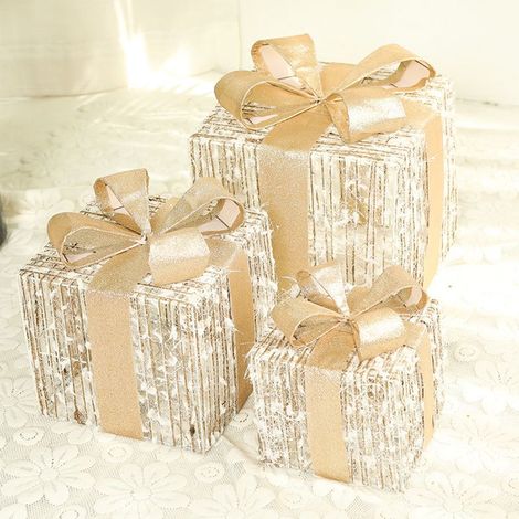 Weihnachtsgeschenkboxen für Innen- und Außendekorationen (1/5)