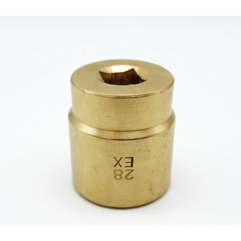 Vaso antichispas, bronce de berilio, 24 mm, cuadradillo 1/2 pulgada (1/5)