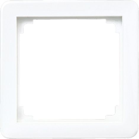Jung Zwischenrahmen RJ45, Thermoplast, alpinweiß, senkrechte und waagerechte Montage CD 590 ZA WW (1/2)