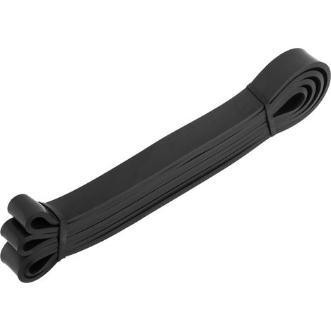 PrimeMatik - Bande élastique noire de résistance pour exercer les muscles de 27 kg (1/5)