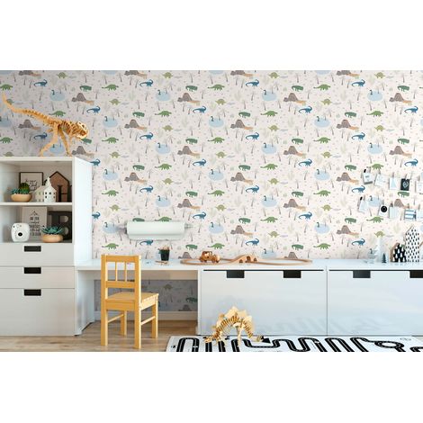 Papier peint Bleu Lilly & Luis Papier peint "771401" (1/4)
